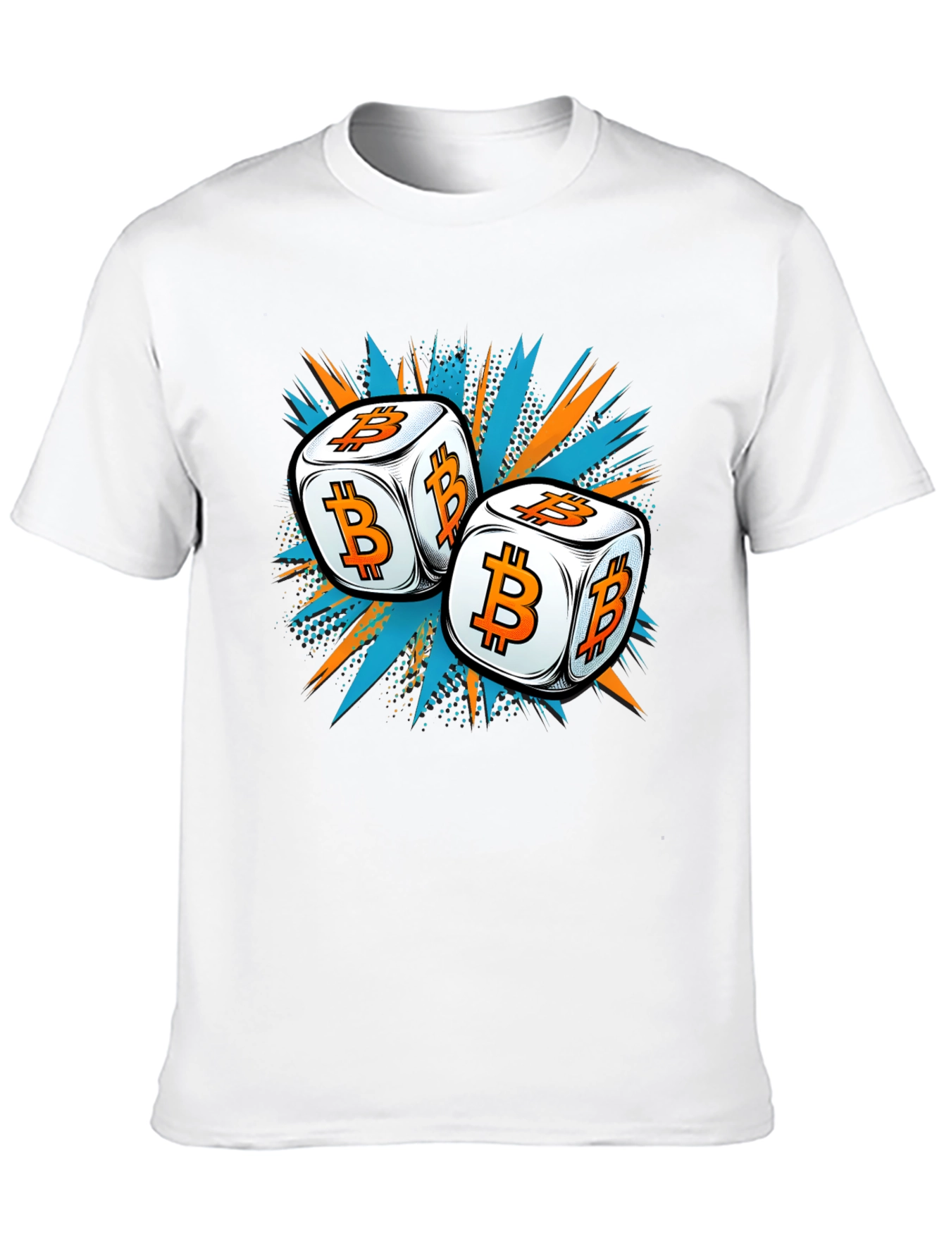 Bitcoin Dice T-Shirt - Crypto Gambling Tee