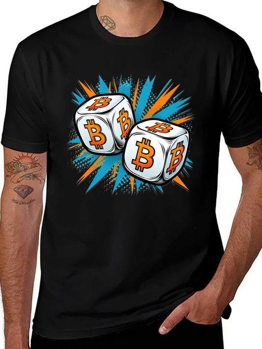 Bitcoin Dice T-Shirt - Crypto Gambling Tee