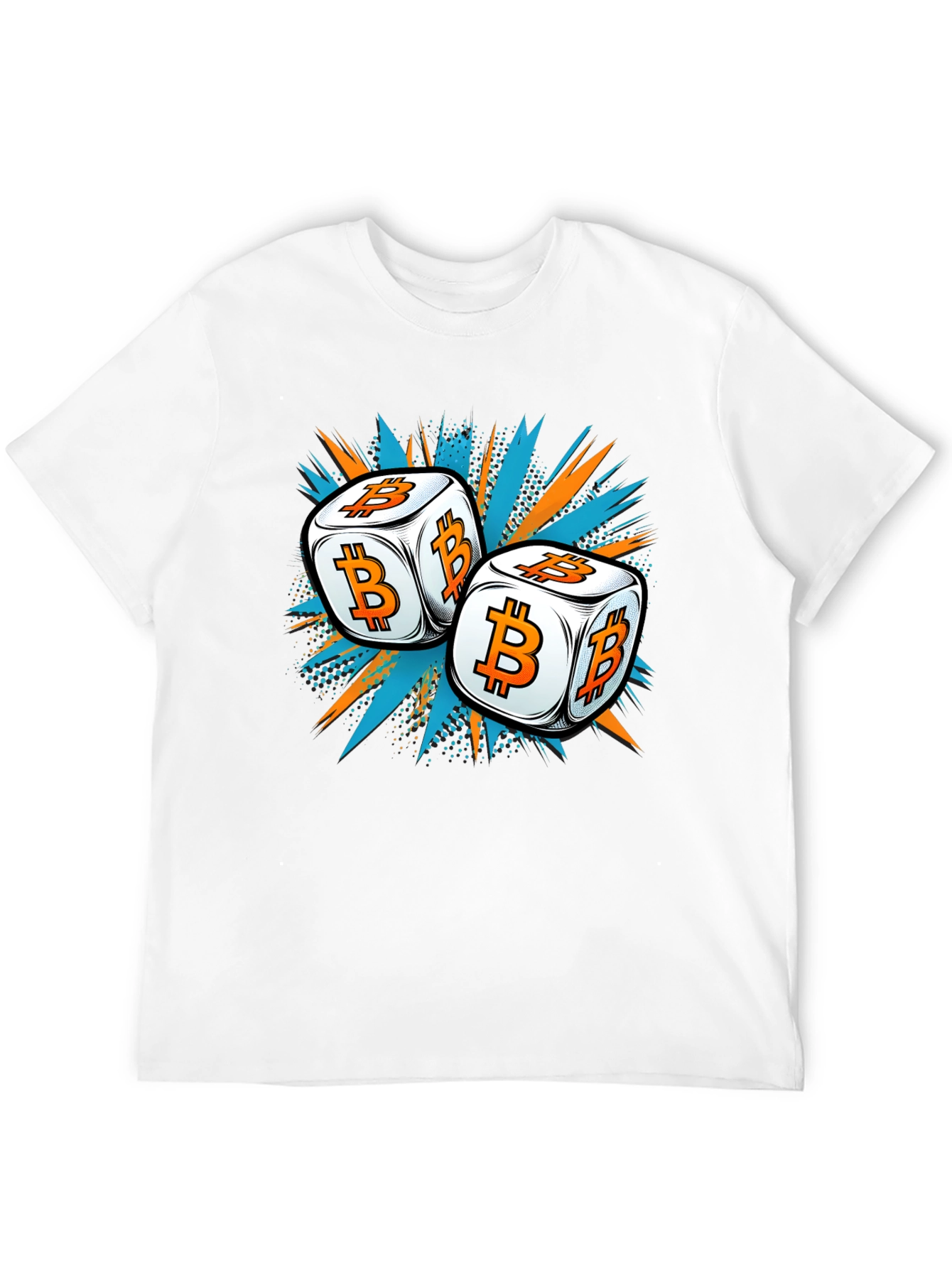 Bitcoin Dice T-Shirt - Crypto Gambling Tee