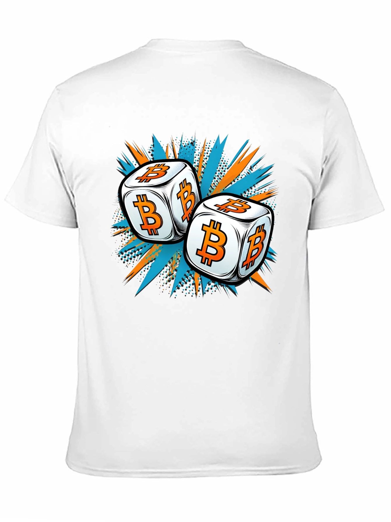 Bitcoin Dice T-Shirt - Crypto Gambling Tee