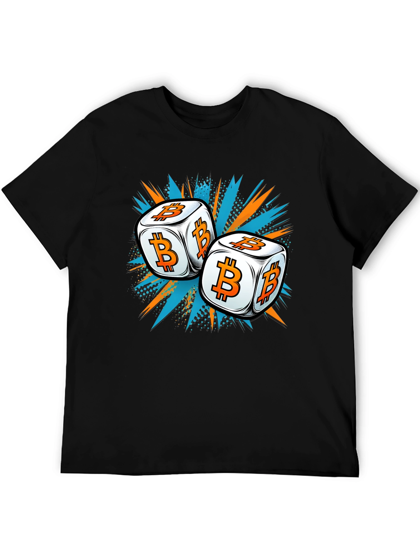 Bitcoin Dice T-Shirt - Crypto Gambling Tee