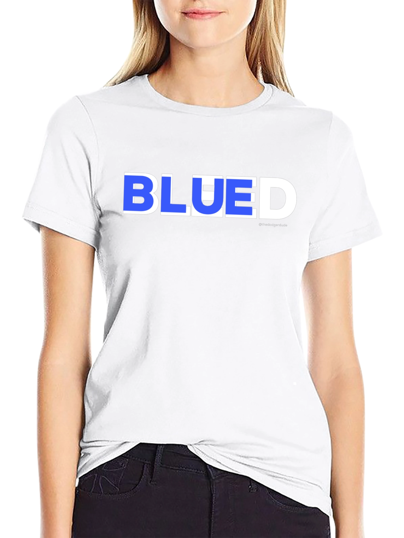 Blued Mens Graphic T-Shirt - Black