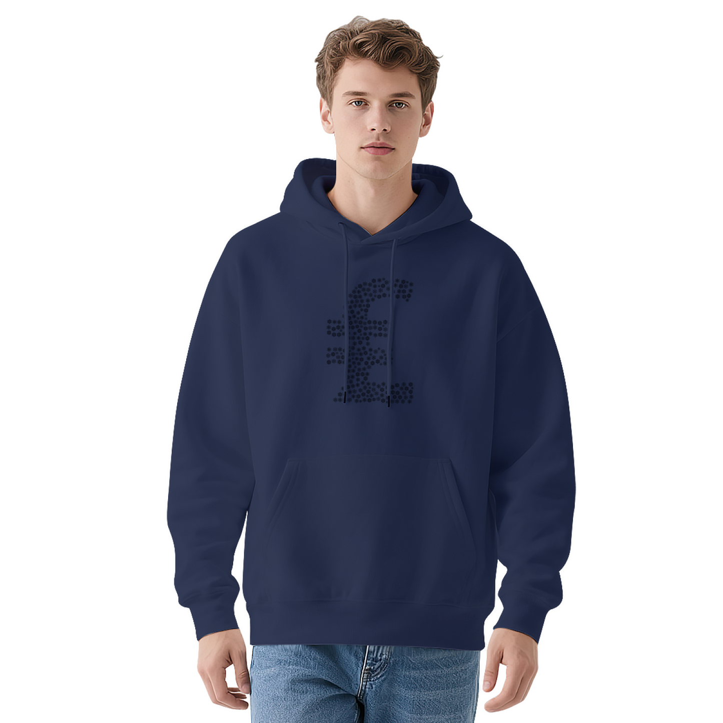 Dot Pound Sign Minimal Unisex Hoodie, Gentle Comfort Wear