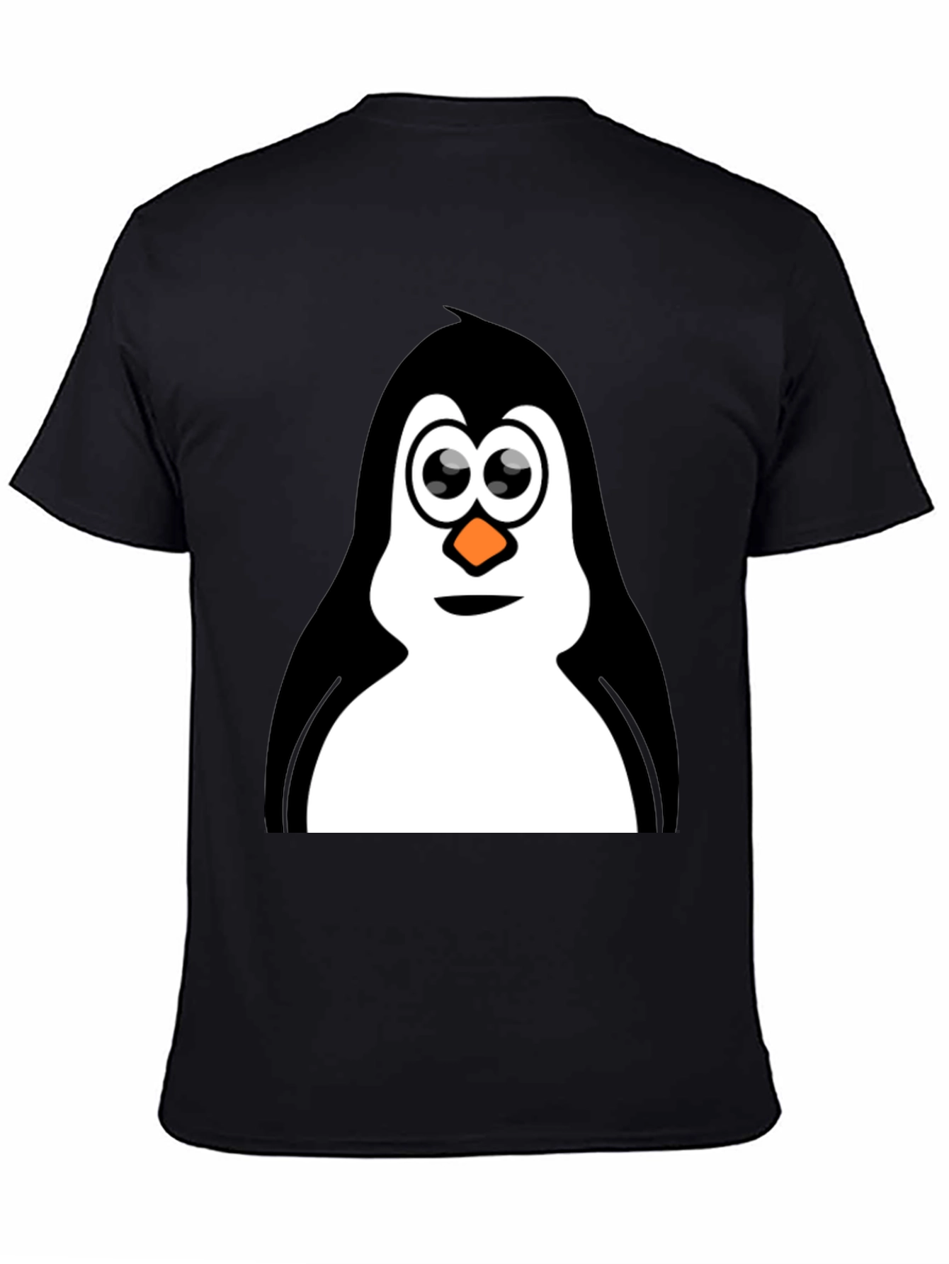 Penguin Graphic Black T-Shirt for Men