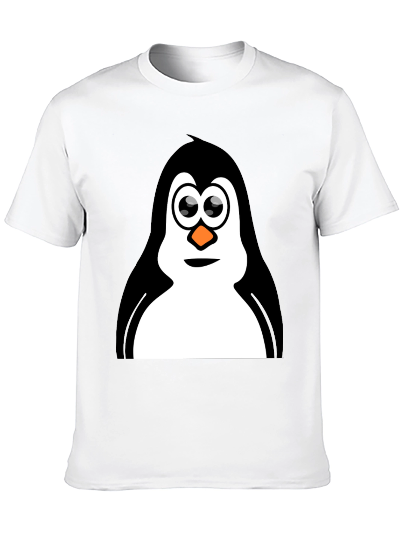 Penguin Graphic Black T-Shirt for Men
