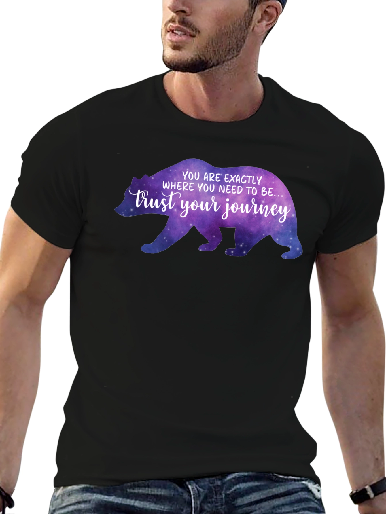 Trust Your Journey Bear Graphic Tee