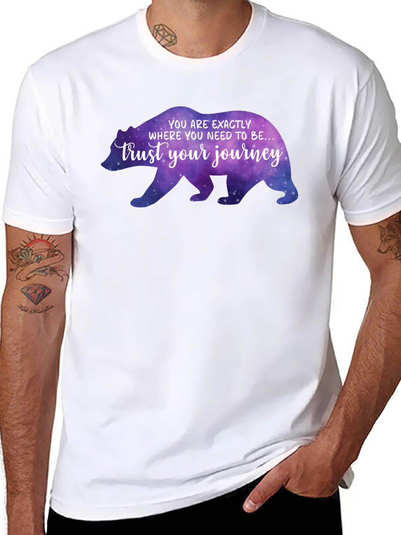 Trust Your Journey Bear Graphic Tee