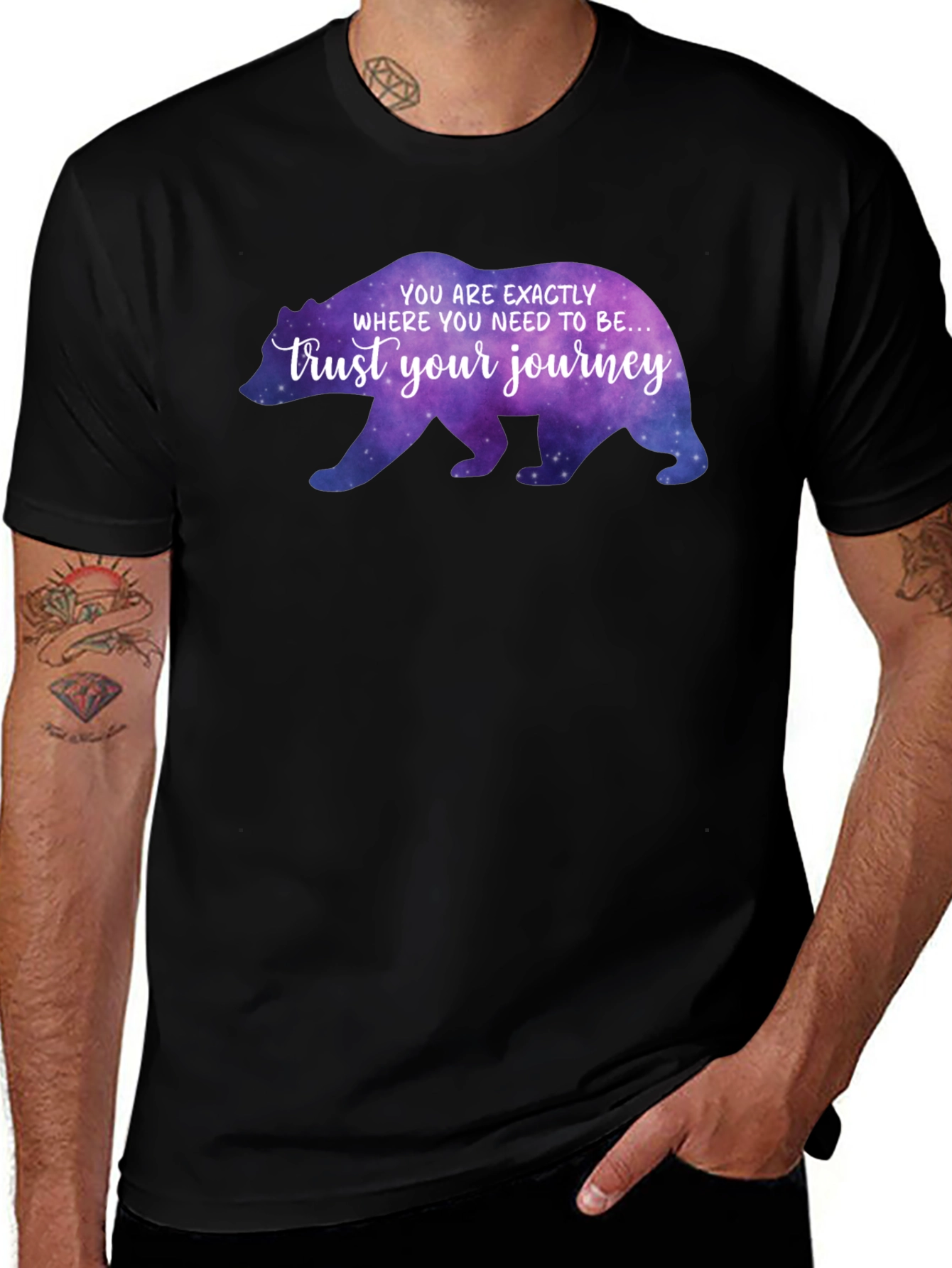Trust Your Journey Bear Graphic Tee
