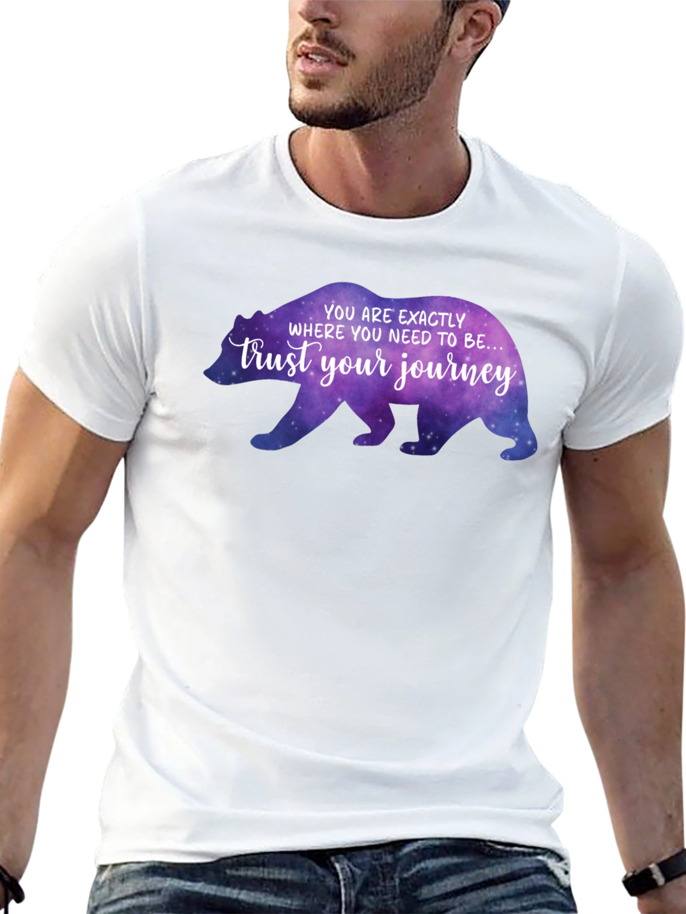 Trust Your Journey Bear Graphic Tee