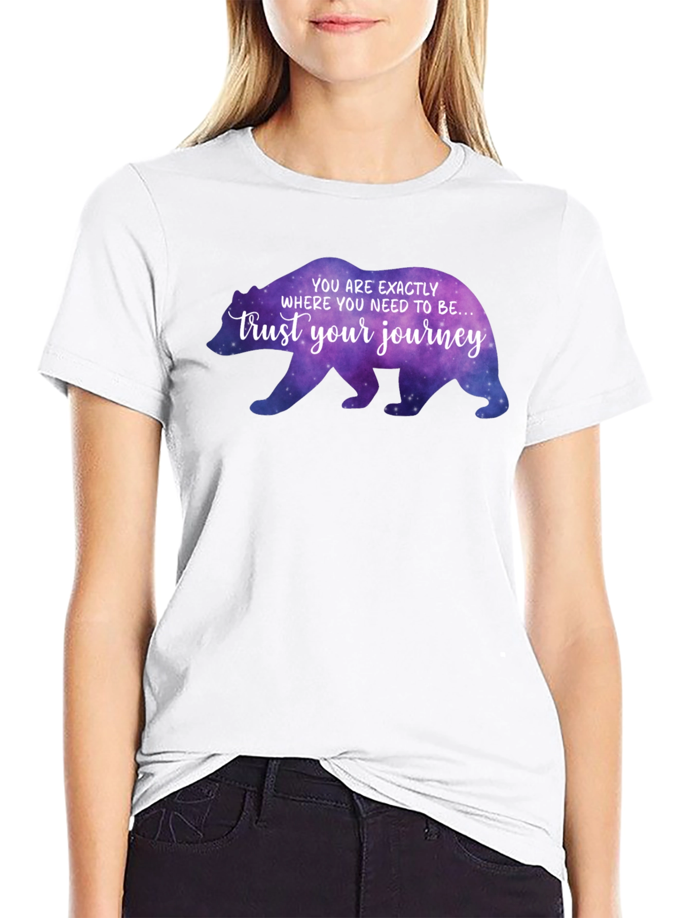 Trust Your Journey Bear Graphic Tee