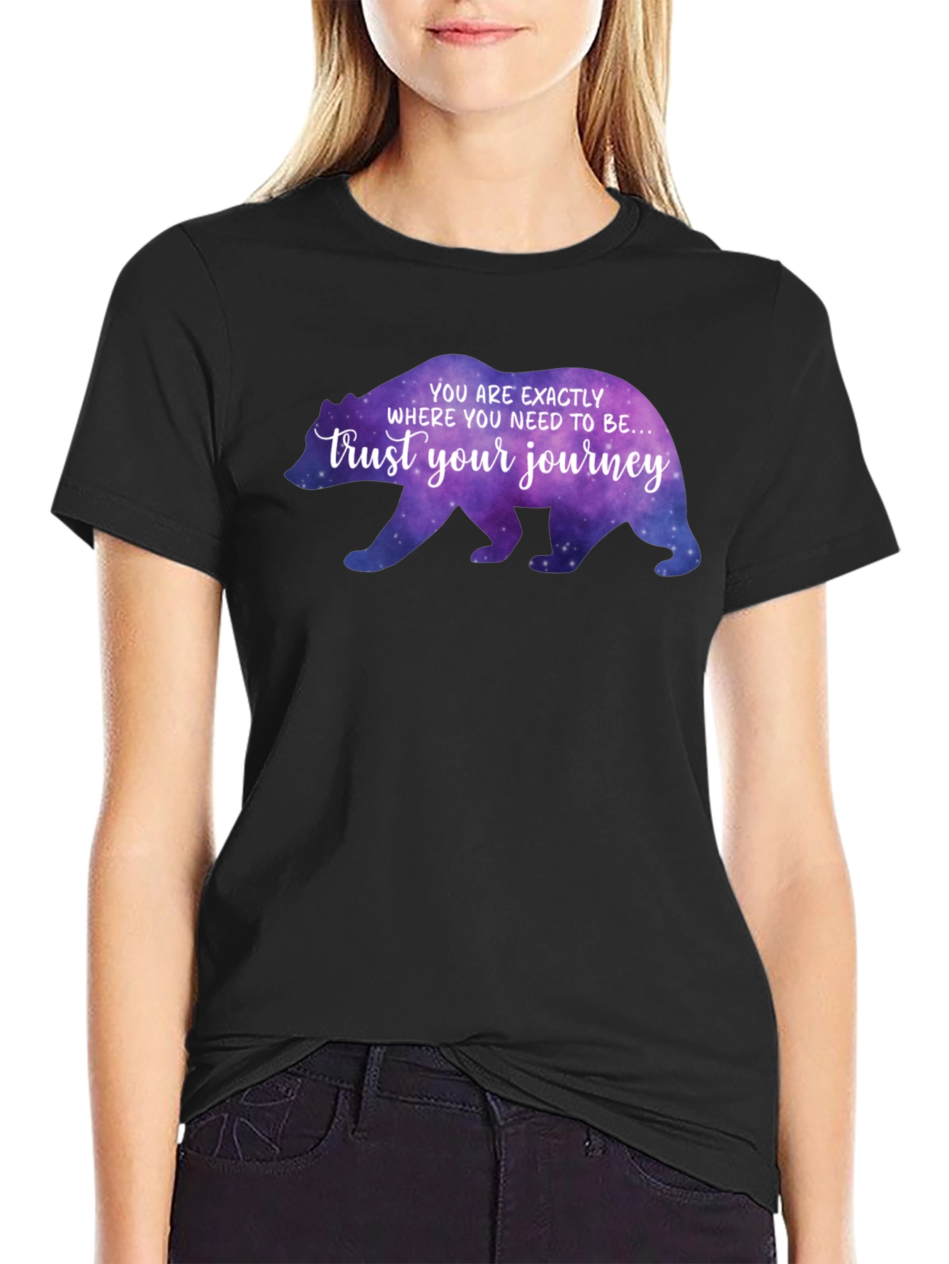 Trust Your Journey Bear Graphic Tee