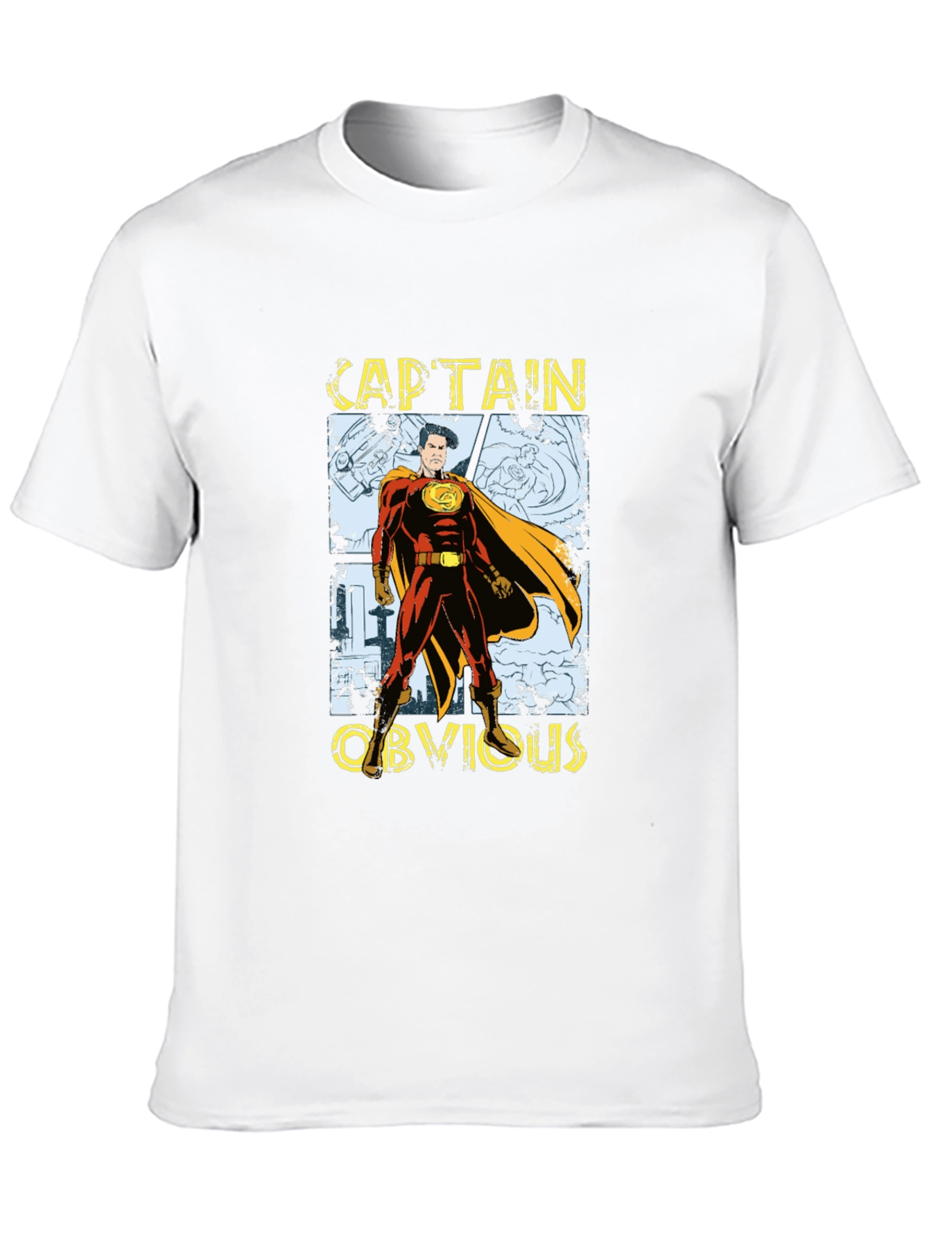 Captain Obvious Graphic T-Shirt - Black