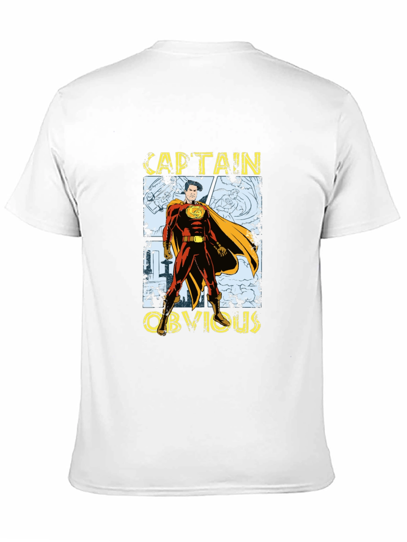 Captain Obvious Graphic T-Shirt - Black