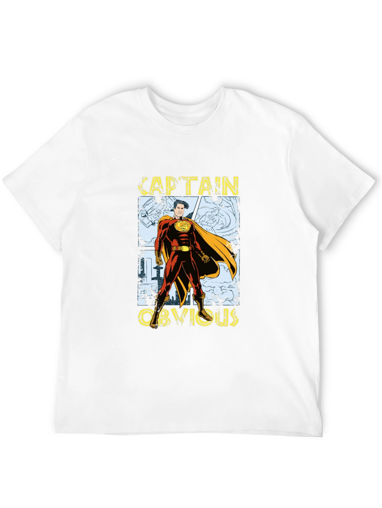 Captain Obvious Graphic T-Shirt - Black