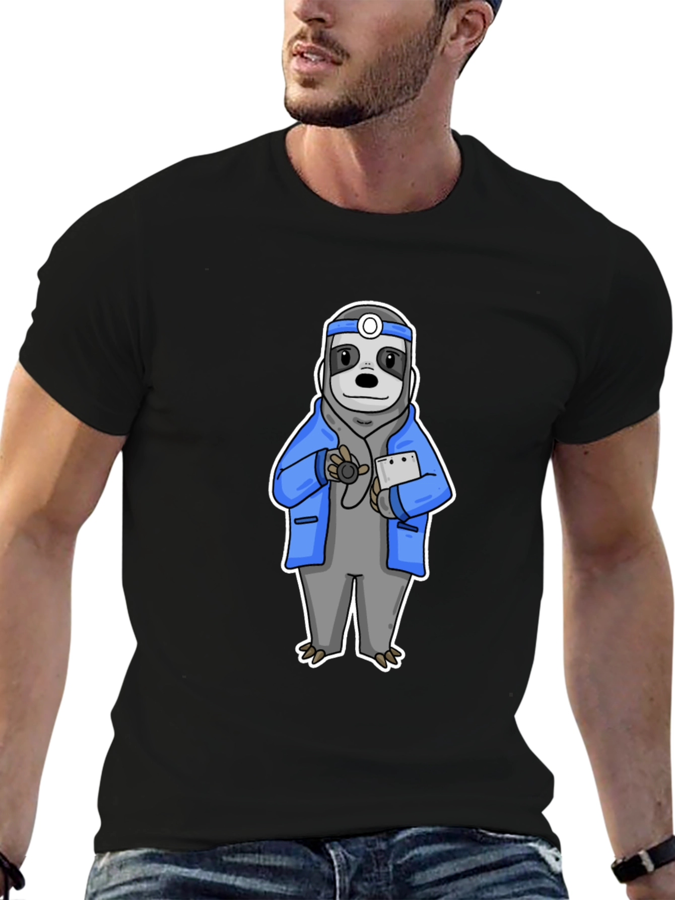 Sloth Doctor Graphic T-Shirt