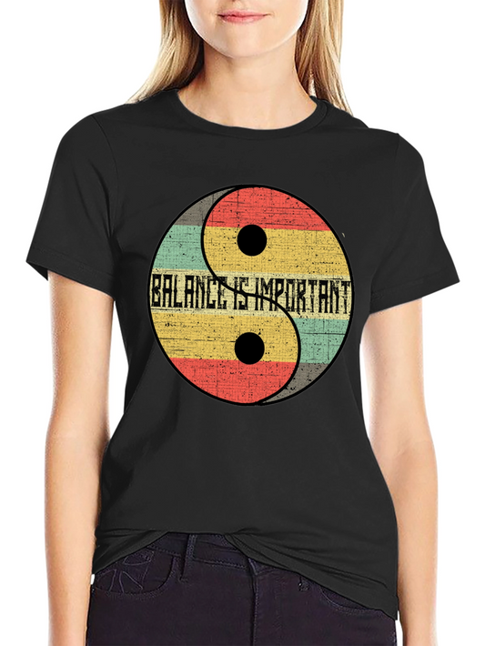 Balance is Important Yin Yang Graphic Tee