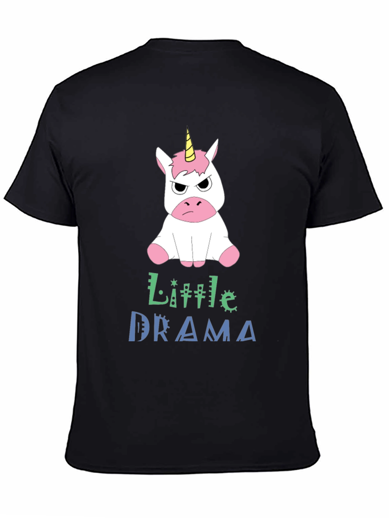 Little Drama Angry Unicorn T-Shirt