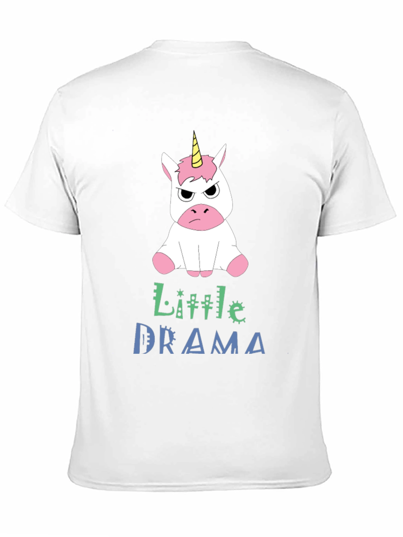 Little Drama Angry Unicorn T-Shirt