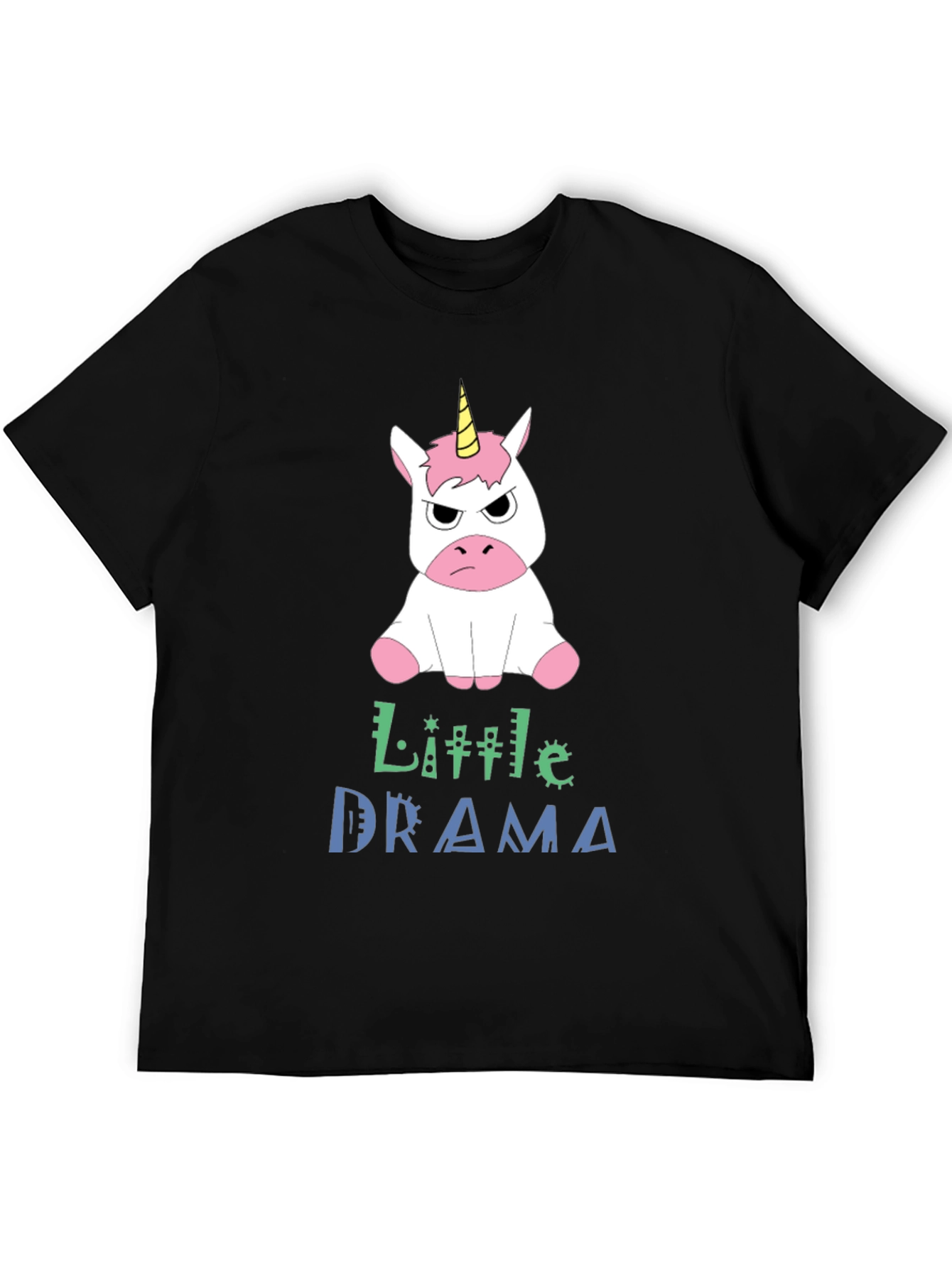 Little Drama Angry Unicorn T-Shirt