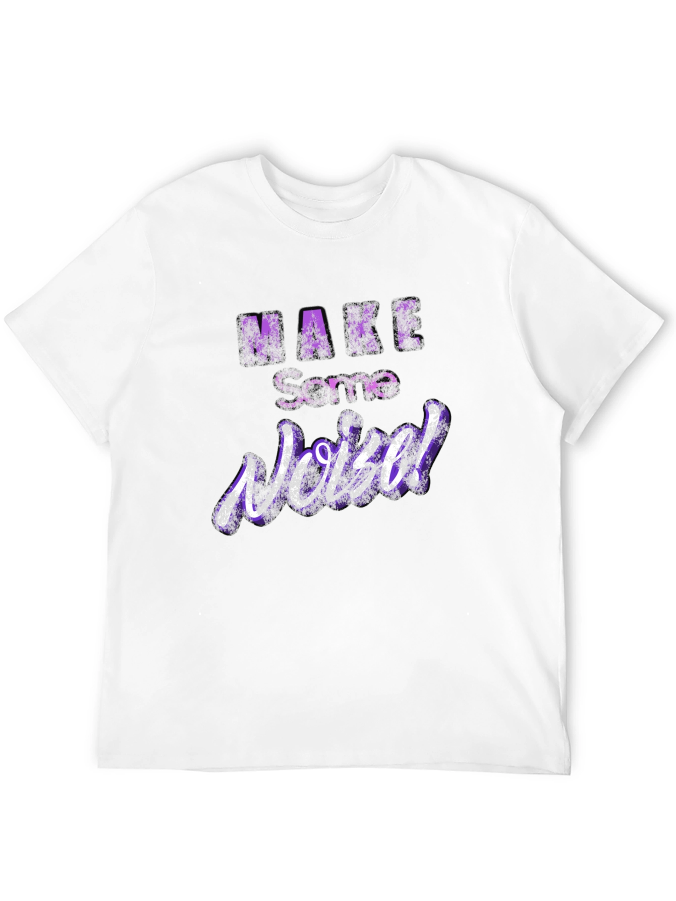 Make Some Noise T-Shirt - Purple Graphic Tee
