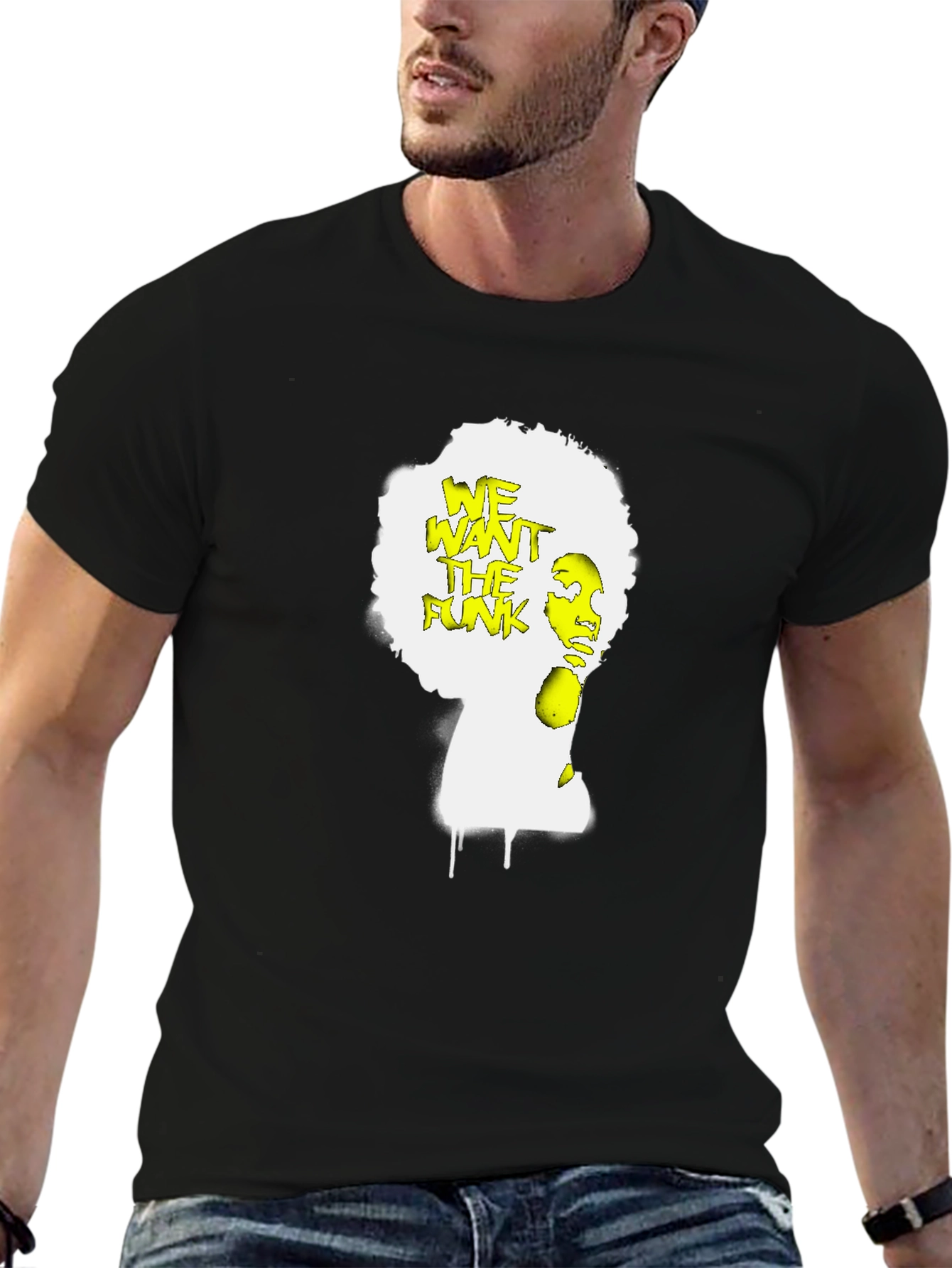 We Want the Funk Graphic T-Shirt - Black