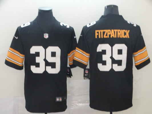 Men's Pittsburgh Steelers Minkah Fitzpatrick #39 Black Player Game Jerseys