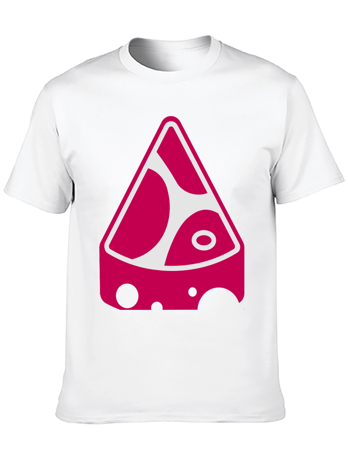 Funky Cheese Graphic Tee - Black Cotton Blend Shirt
