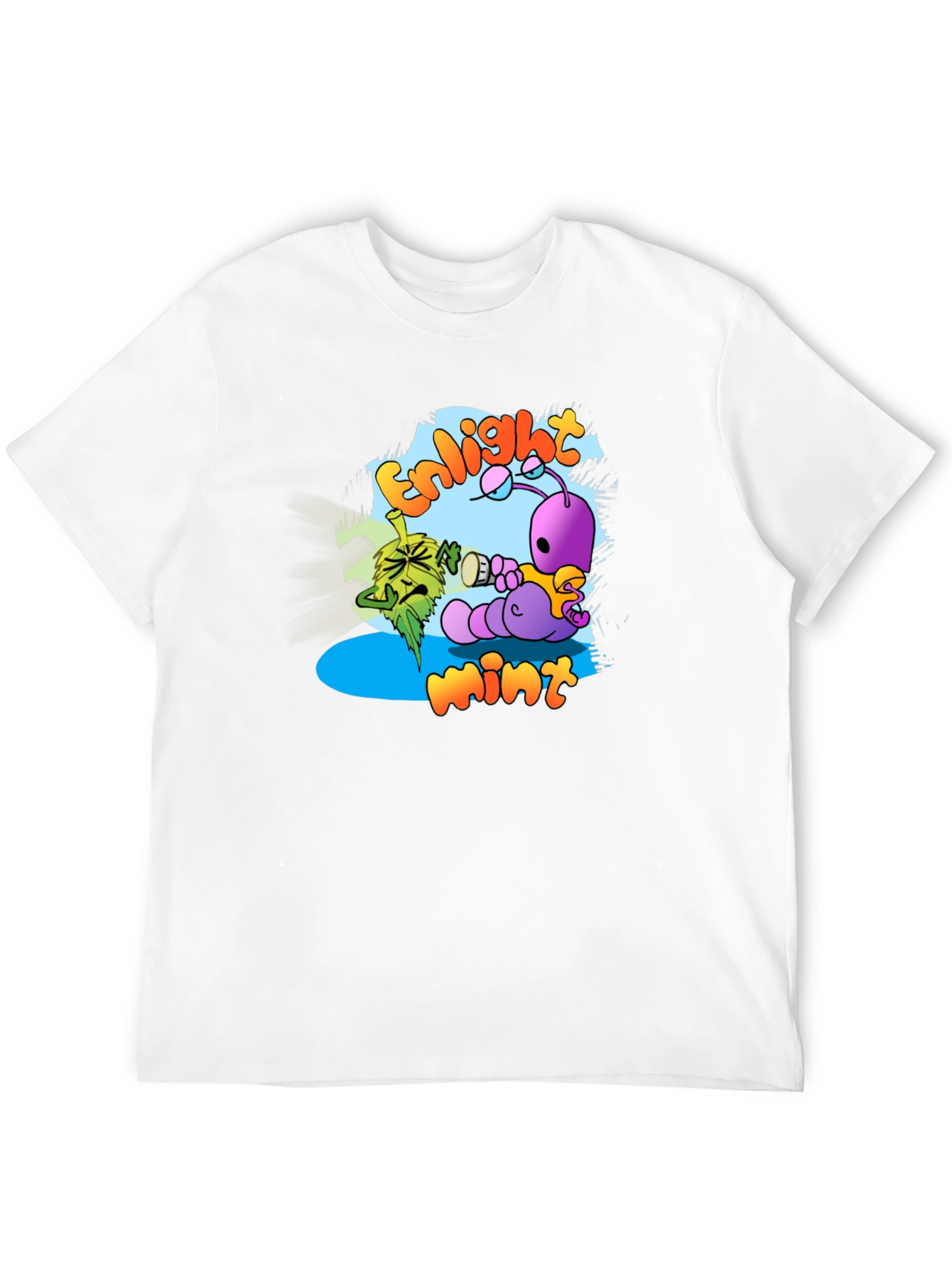 Enlightmint Graphic T-Shirt - Quirky Cartoon Design