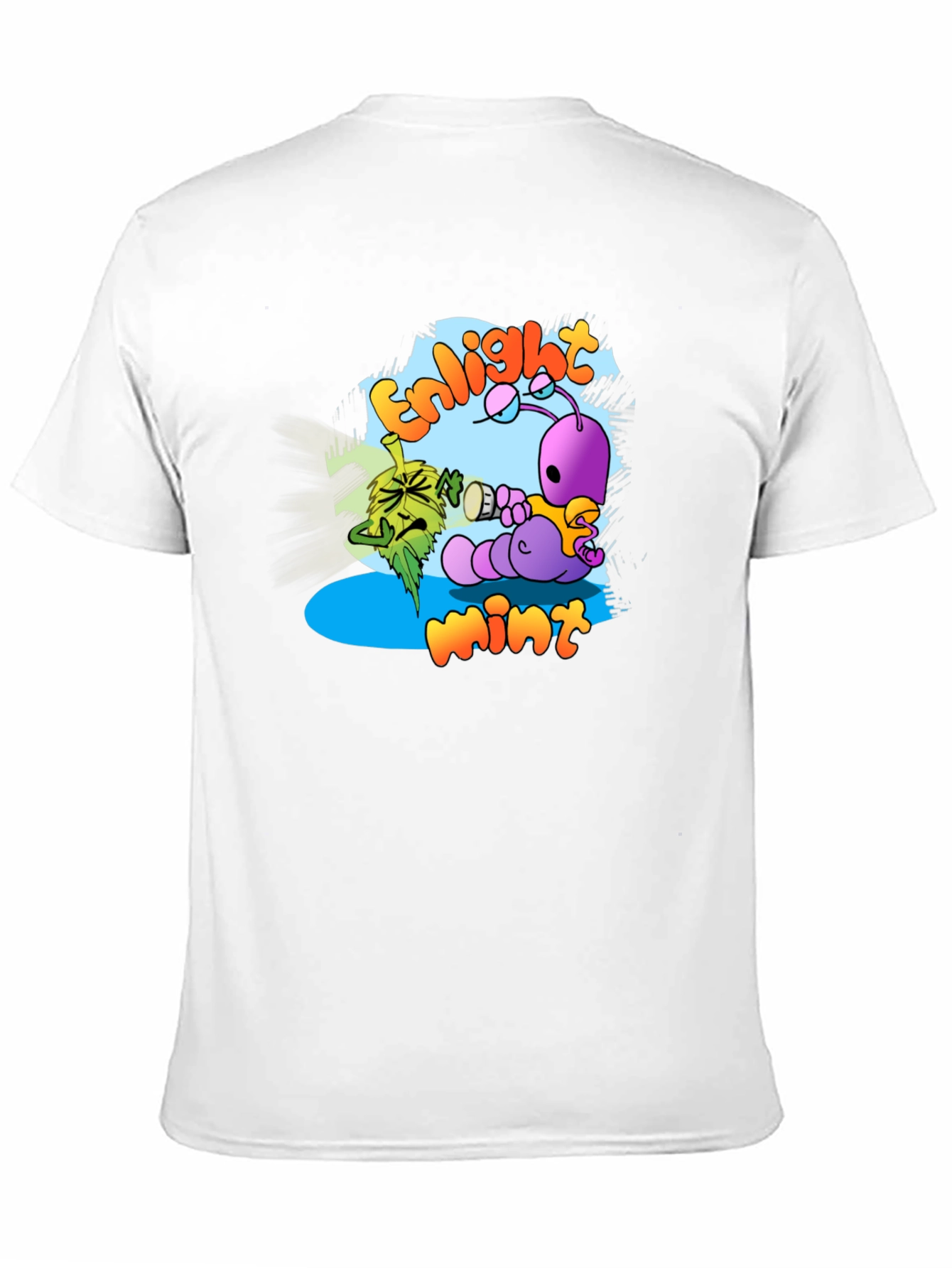 Enlightmint Graphic T-Shirt - Quirky Cartoon Design