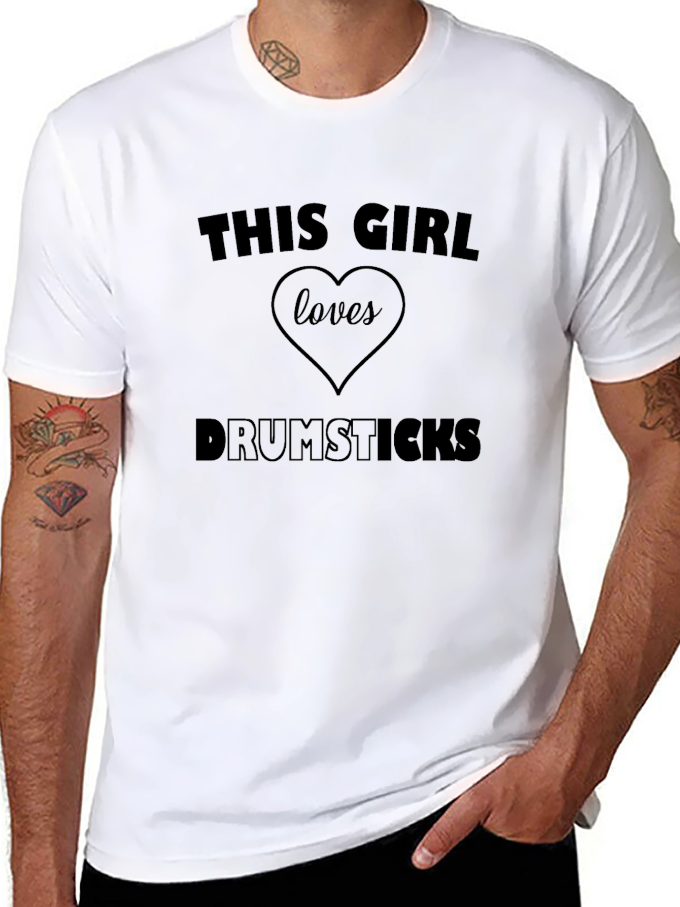 This Girl Loves Drumsticks T-Shirt