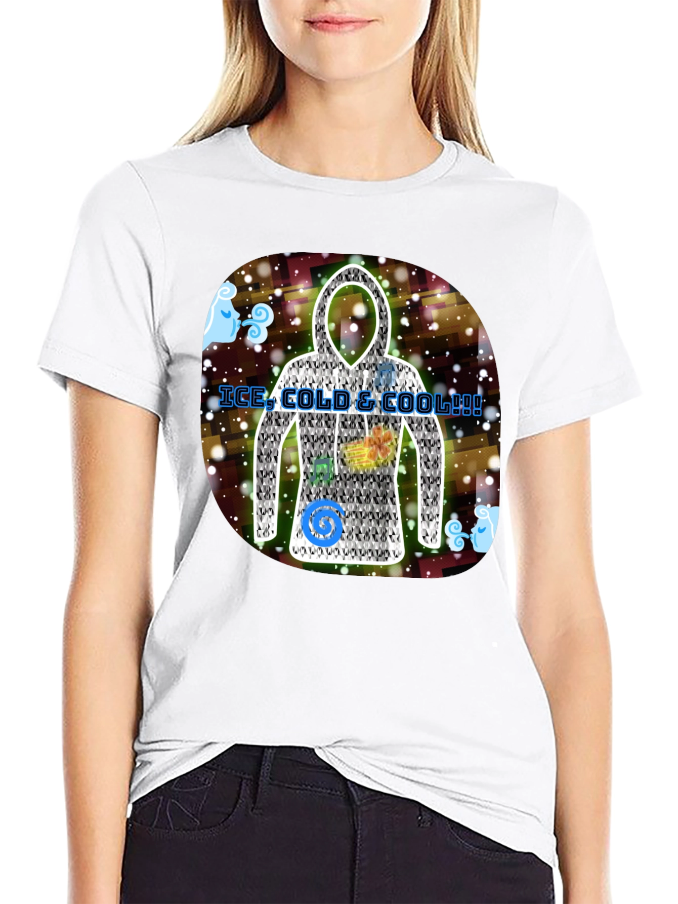 Ice Cold & Cool Hoodie Design T-Shirt
