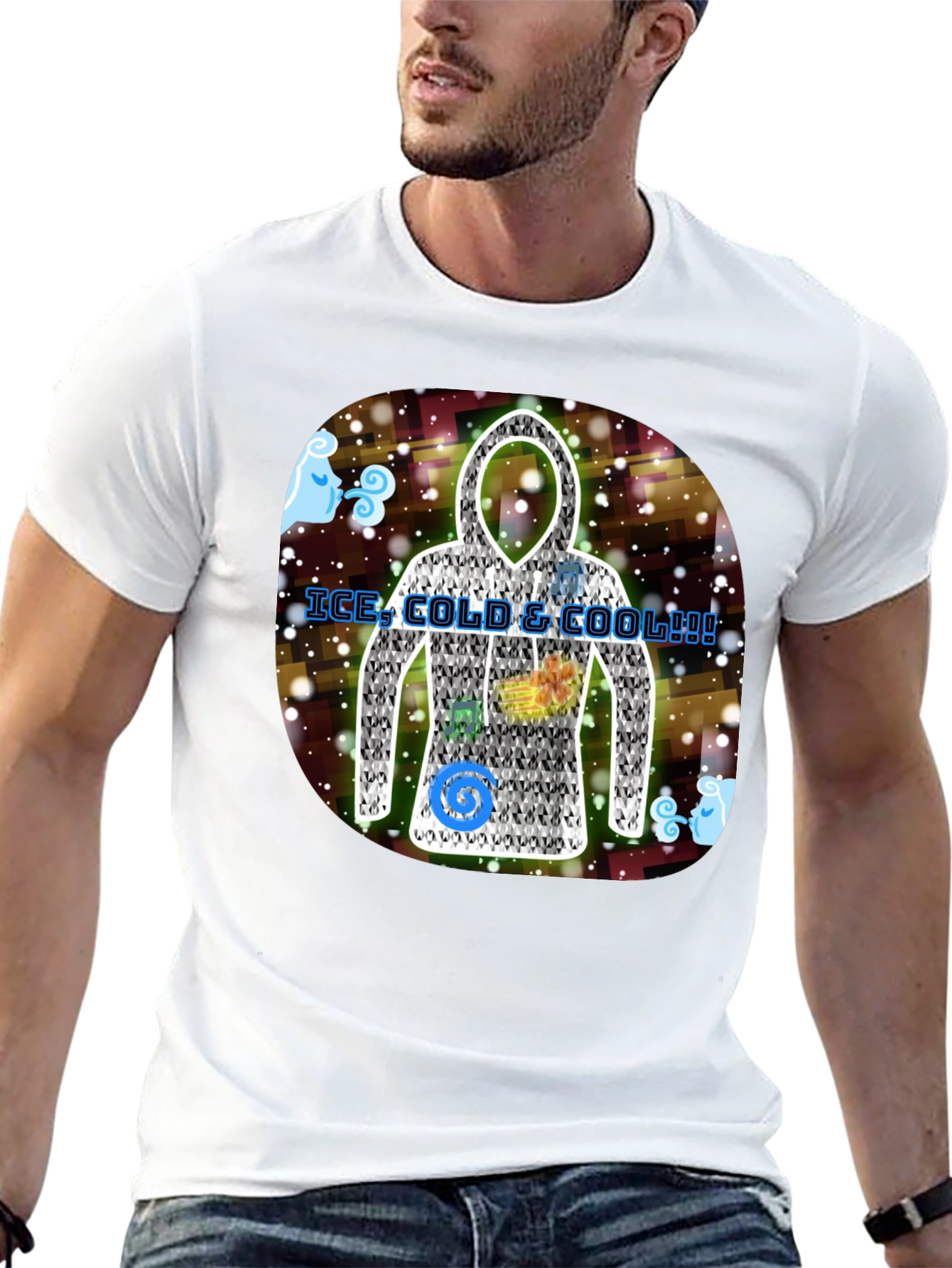 Ice Cold & Cool Hoodie Design T-Shirt