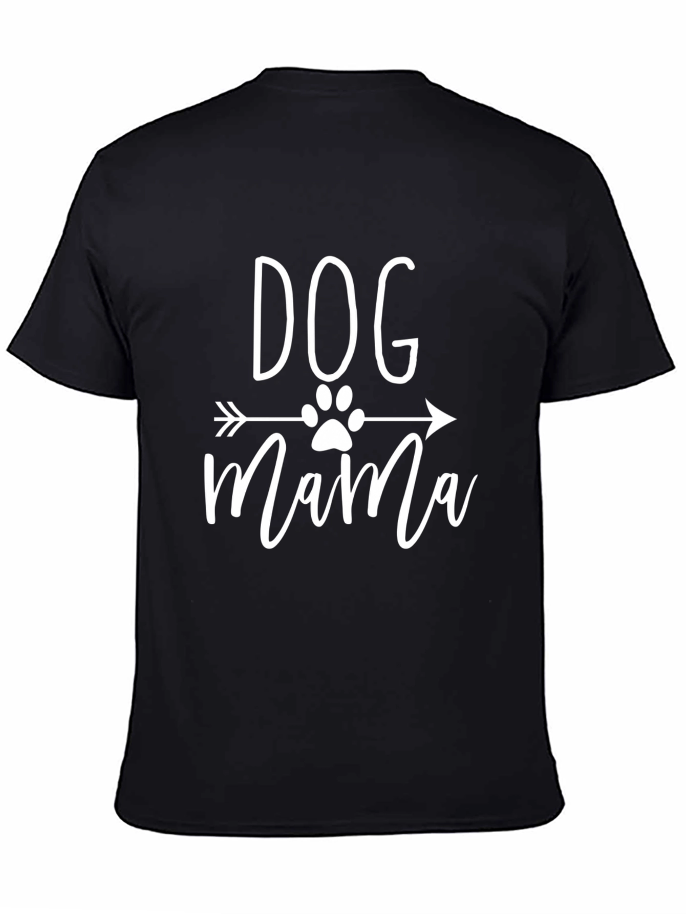 Dog Mama T-Shirt Cute Paw Print Graphic Tee