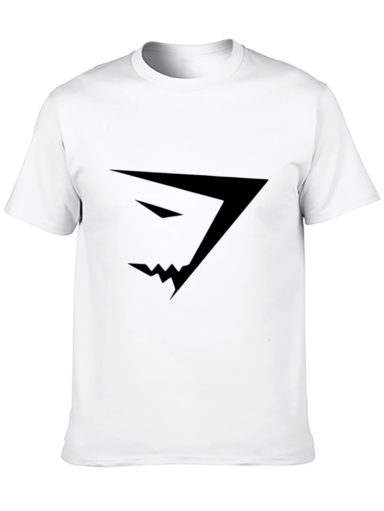 Mens Black Gym Shark Graphic T-Shirt