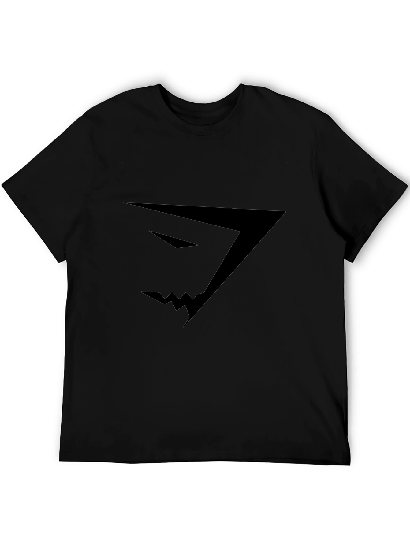 Mens Black Gym Shark Graphic T-Shirt