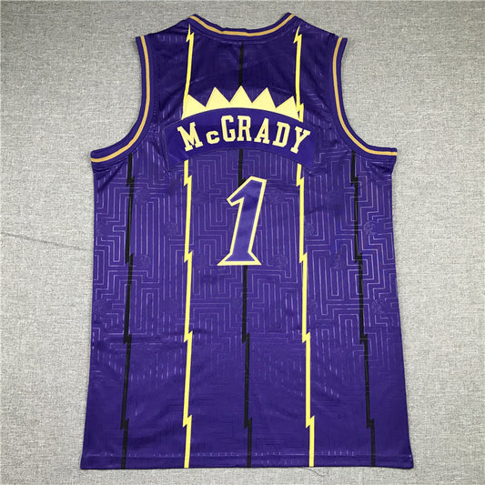 Men's Toronto Raptors Tracy McGrady 1998-99 Purple Hardwood Classics Swingman Jerseys