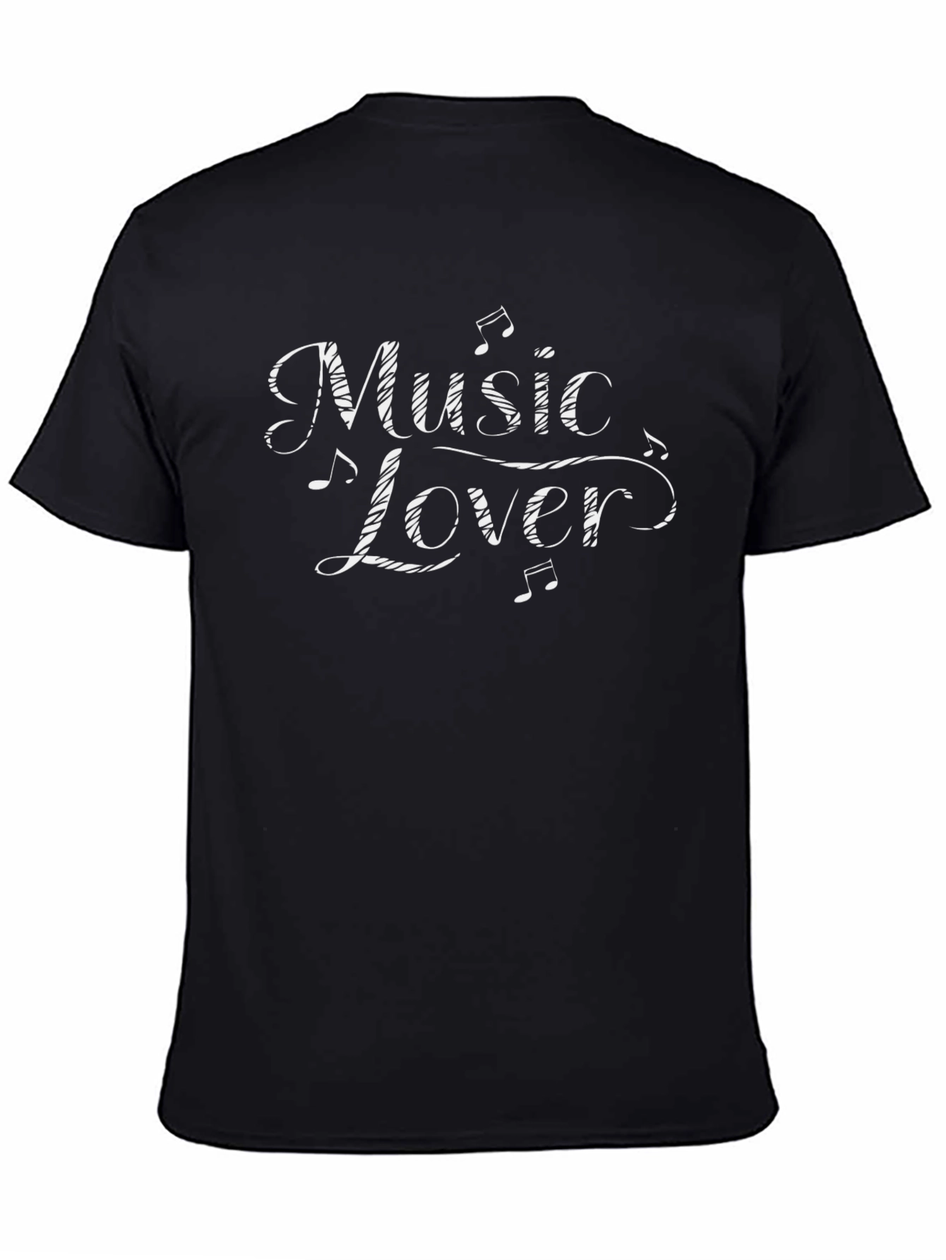 Music Lover Black T-Shirt