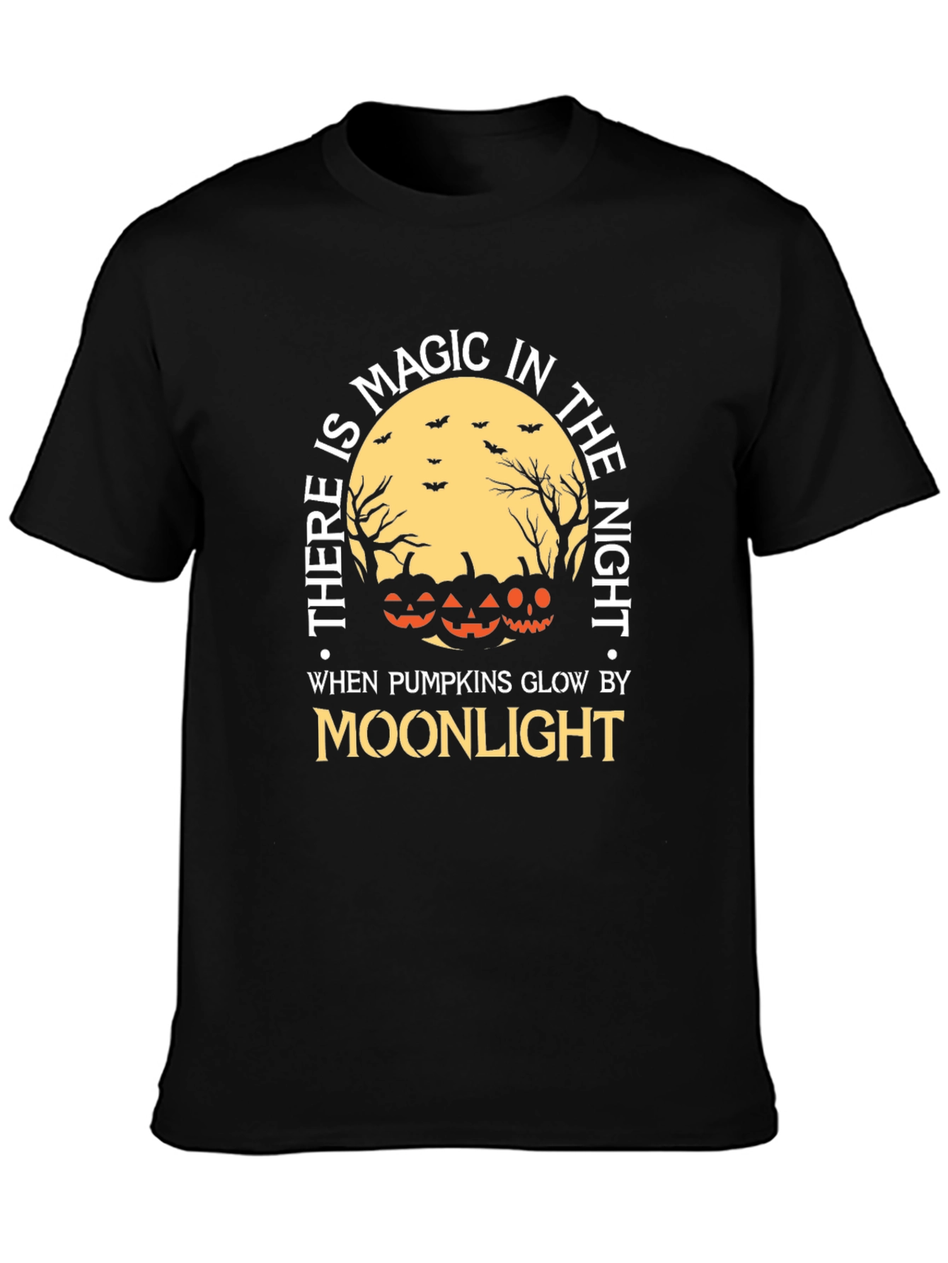 Halloween Magic Moonlight Pumpkin T-Shirt
