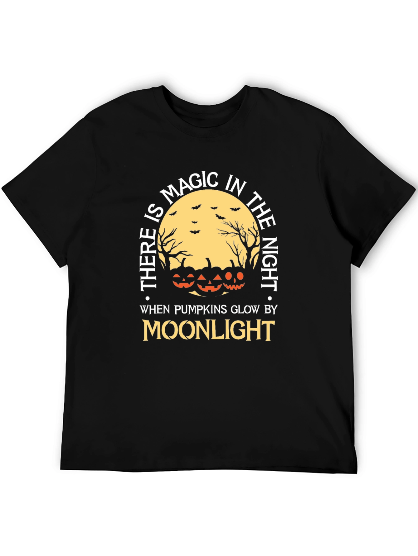 Halloween Magic Moonlight Pumpkin T-Shirt