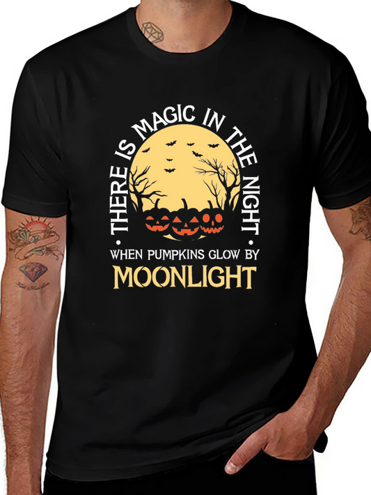 Halloween Magic Moonlight Pumpkin T-Shirt