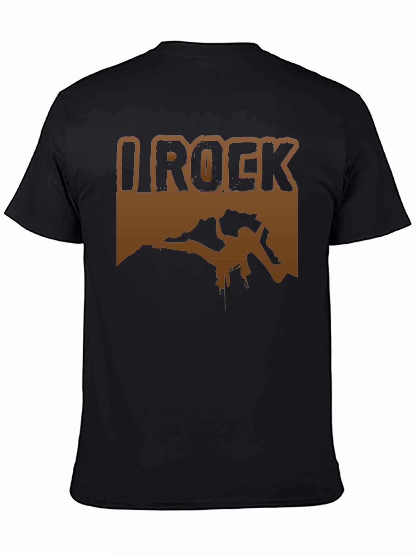 I Rock Climbing T-Shirt - Black
