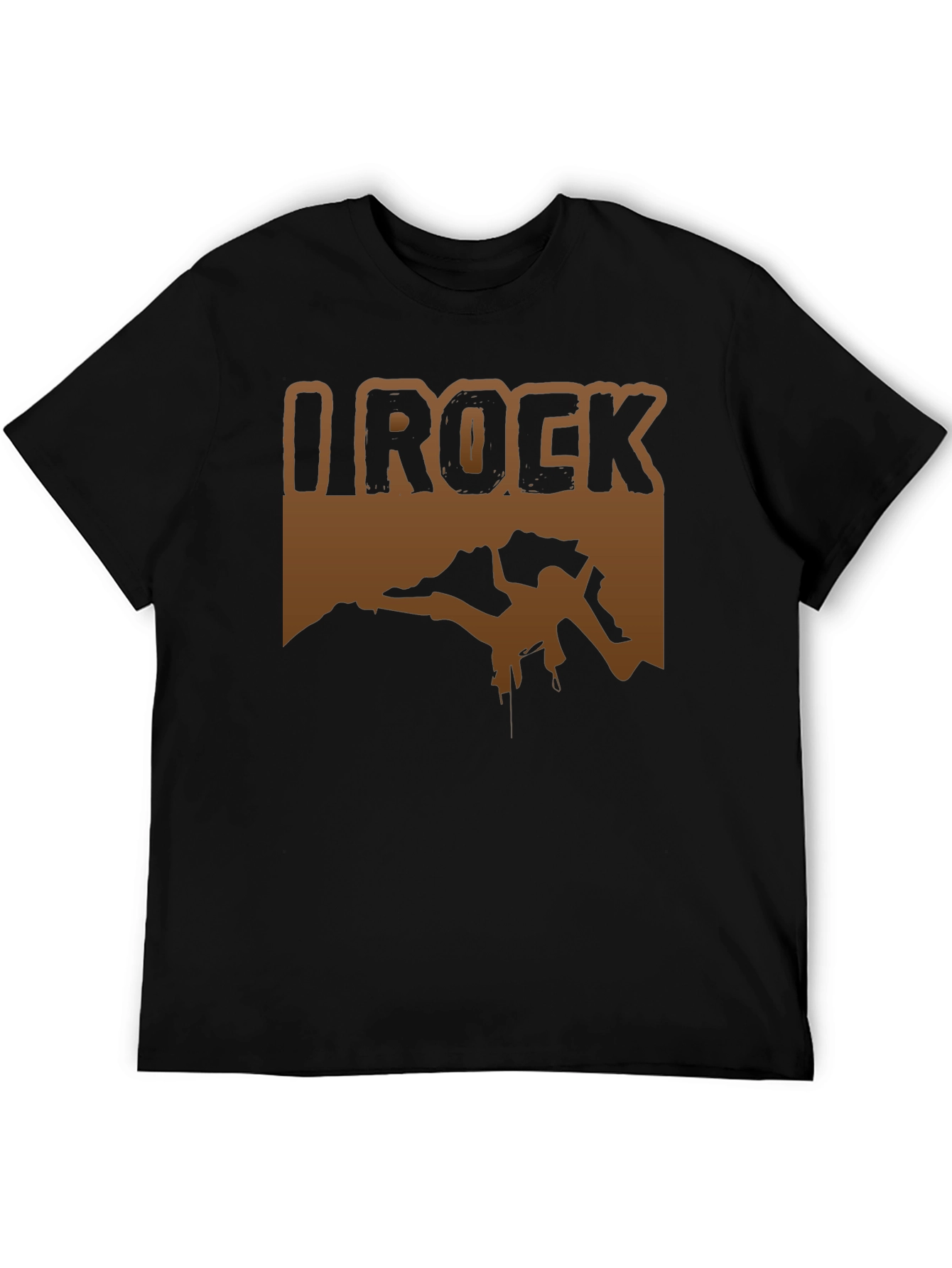 I Rock Climbing T-Shirt - Black