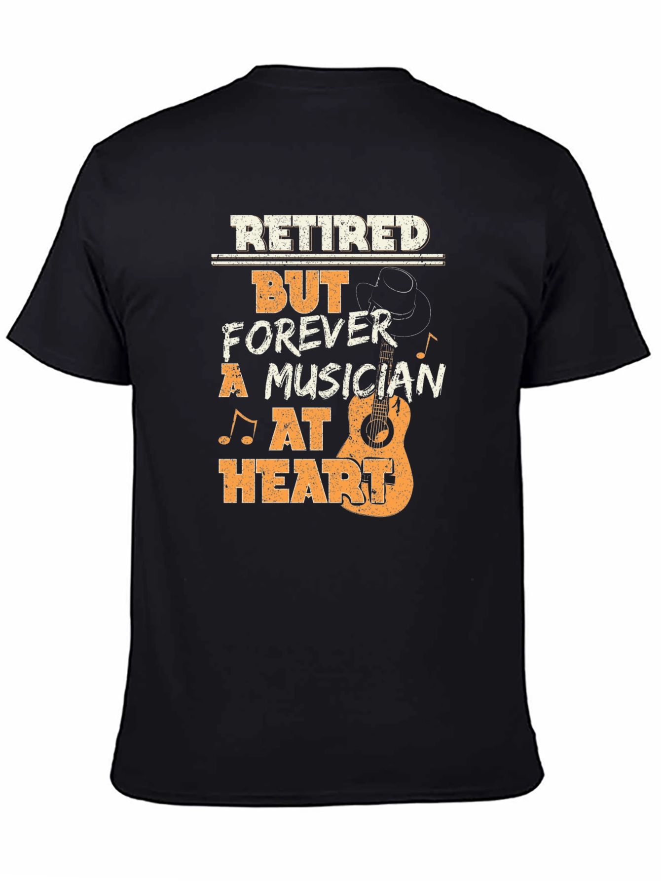 Retired Musician T-Shirt - Forever at Heart