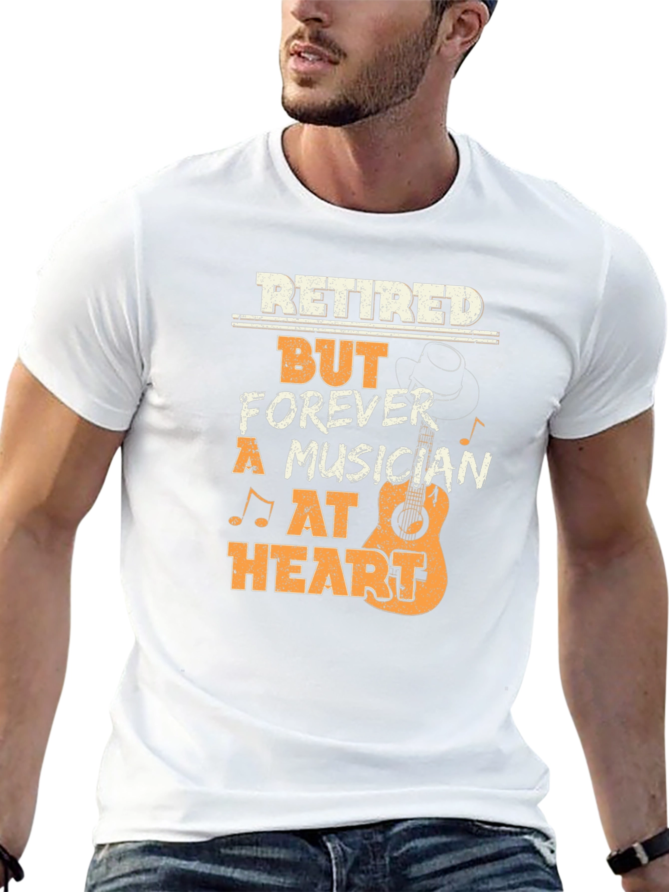 Retired Musician T-Shirt - Forever at Heart