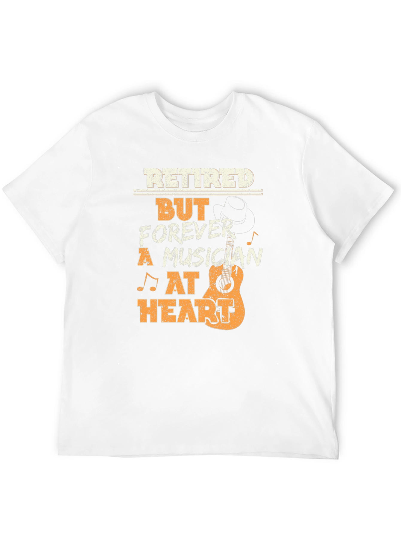 Retired Musician T-Shirt - Forever at Heart