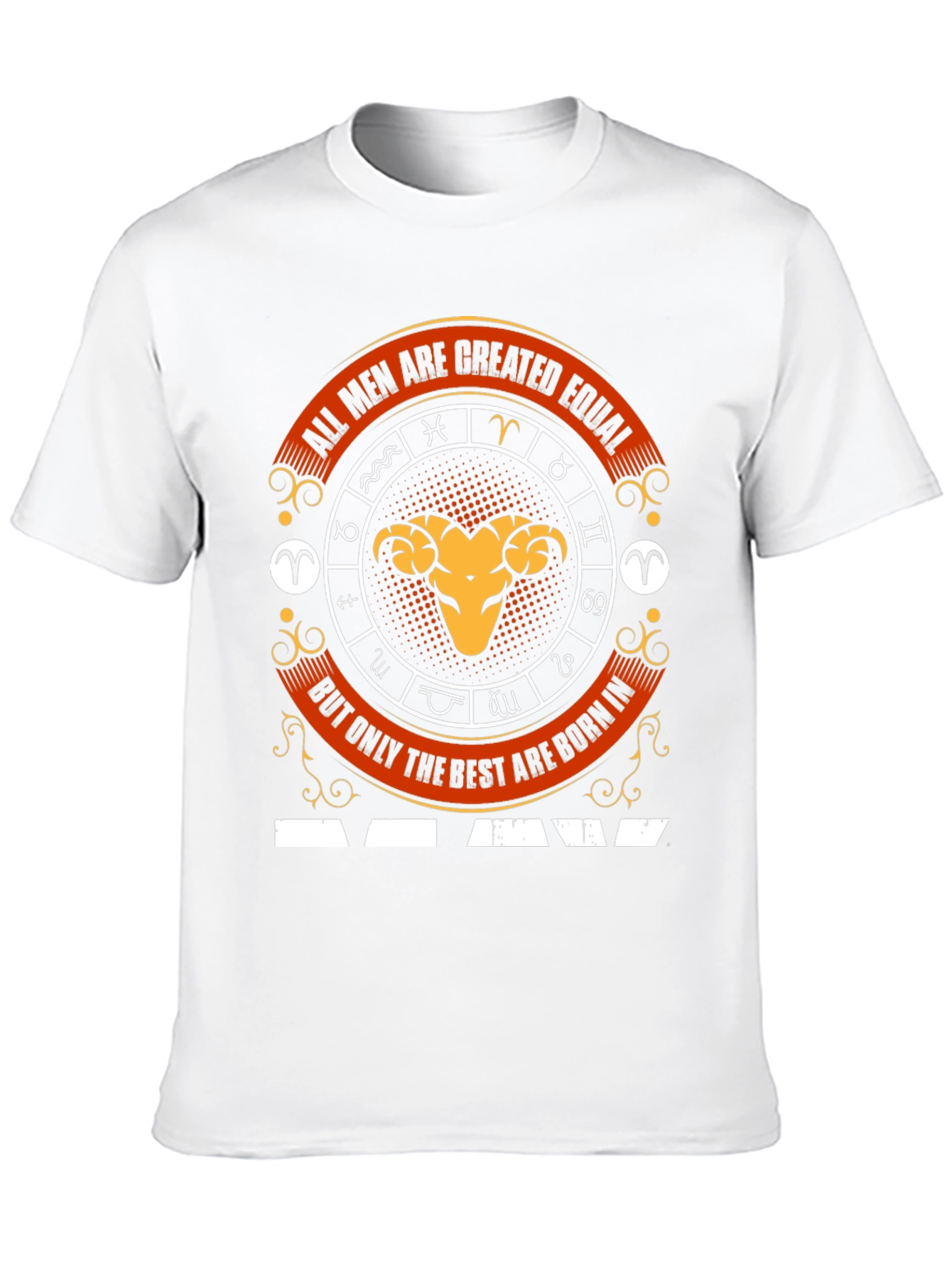 Aries Zodiac T-Shirt - All Men Created Equal