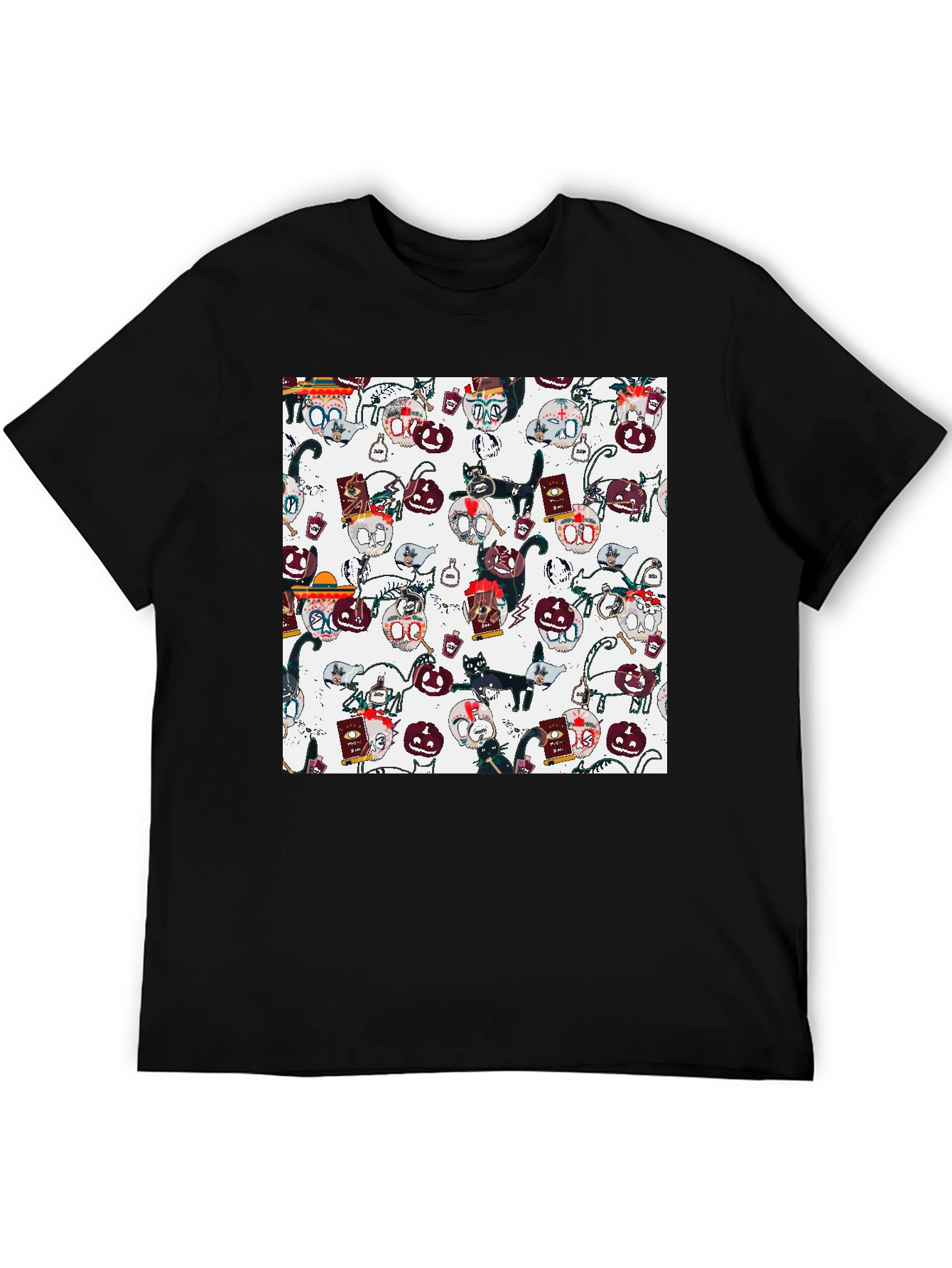 Day of the Dead Cats T-Shirt