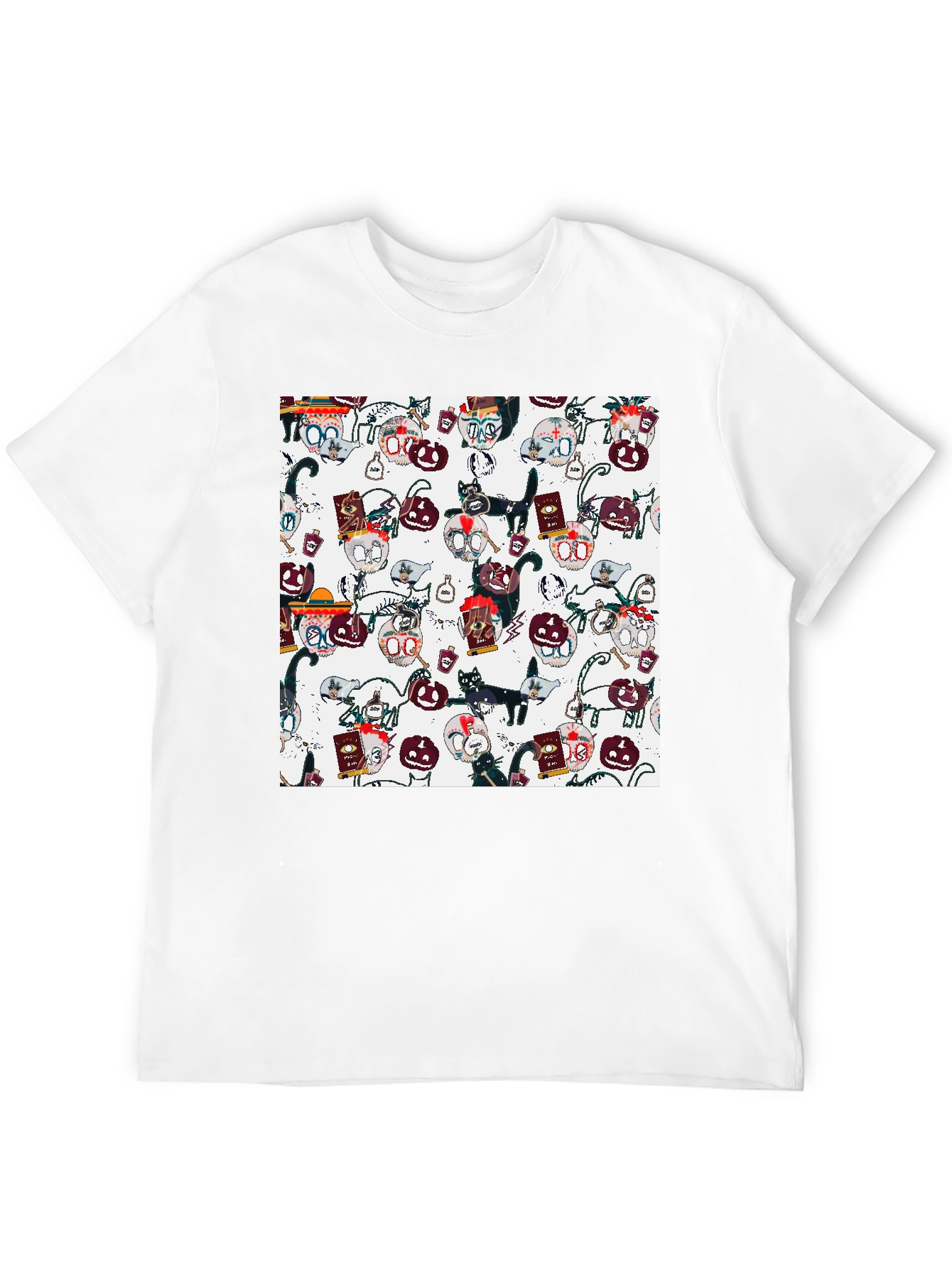 Day of the Dead Cats T-Shirt