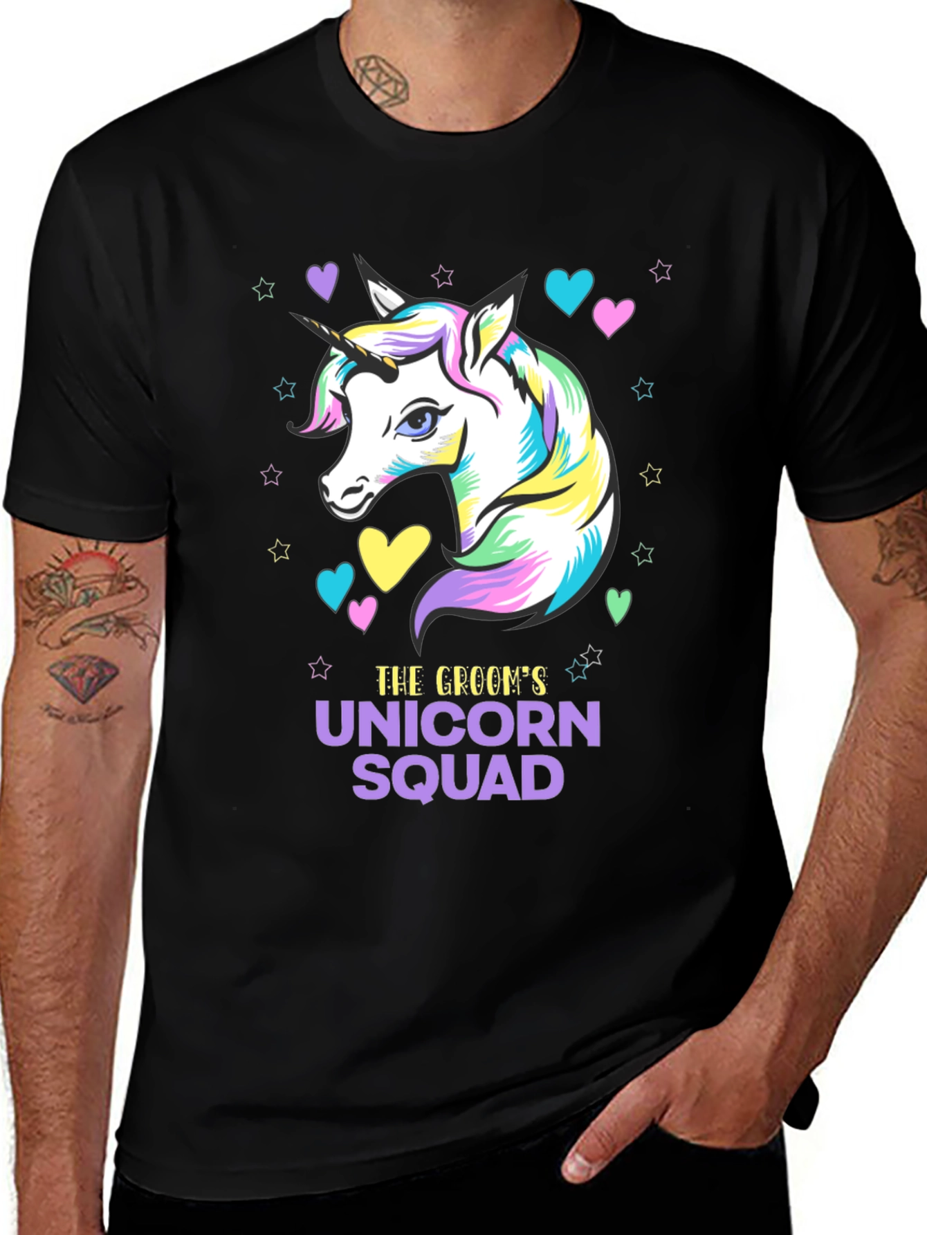 Unicorn Squad Grooms T-Shirt