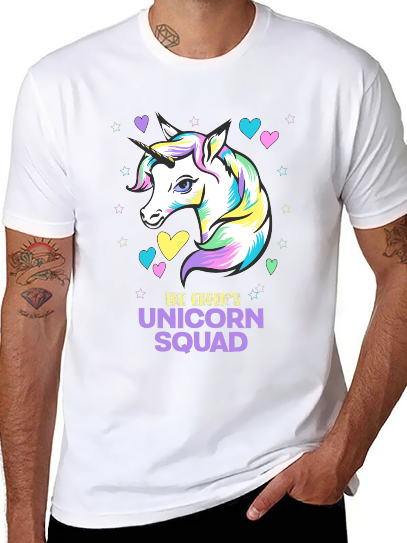 Unicorn Squad Grooms T-Shirt